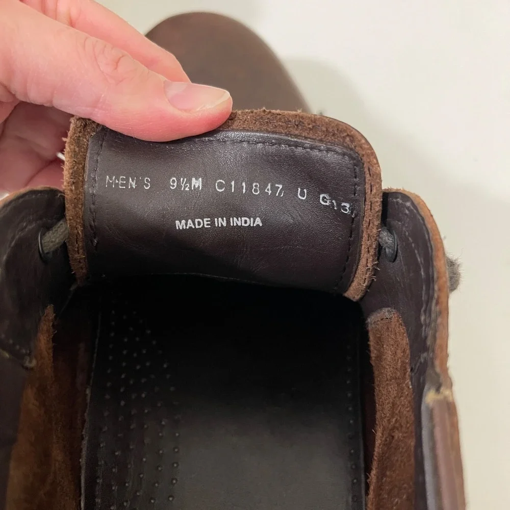 Cole Haan Charles Brown Leather Chukka‎ Boots Lace Up Ankle Mens 9.5 M C11847
